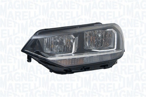 Far Stanga (halogen, H7/H7/PW24W, electric, cu motor, bec, culoare semnalizator: portocaliu) potrivit VW TOURAN - Img 3
