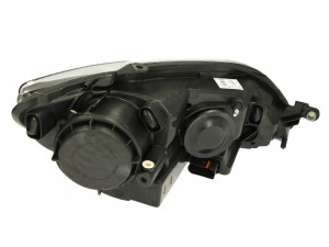 Far stanga potrivit VW GOLF PLUS - (H15/H7, reglaj electric, cu motoras, fundal negru) - Img 2