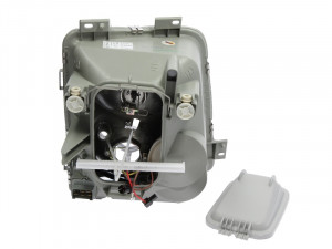 Far stanga potrivit VW LT 1996-2006 - (H1/H4, fundal negru) - Img 2