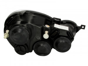 Far stanga potrivit VW POLO 2001-2005 - (H1/H7, reglaj electric, cu motoras, fundal cromat) - Img 2