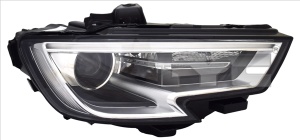 Fat stanga (D5S/H8/LED, electric, cu motor, fara unitate control lumini; fara unitate control lumini LED) potrivit AUDI A3 8V 2016-2020 - Img 3