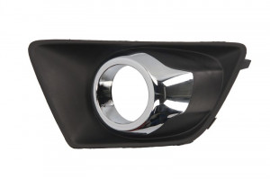Grila bara fata Dreapta cu locas proiector, plastic, crom/negru potrivit FORD ECOSPORT dupa 2012 2013-2017