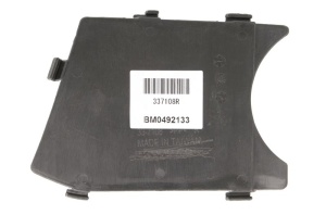 Grila bara fata Dreapta potrivit BMW 5 (F10), 5 (F11) 2009-2017 2009-2013 - (interior, cu orificii proiector ceata, plastic, negru)