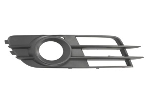 Grila bara fata Stanga potrivit AUDI A6 C7 2010-2018 2010-2014 - (cu orificii proiector ceata, negru)
