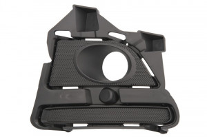 Grila bara fata stanga potrivit FORD USA MUSTANG 2010-2015 - (locas proiector, plastic, negru)