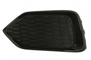 Grila bara fata stanga potrivit HONDA CIVIC X dupa 2016 - (plastic, negru lucios)