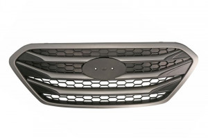 Grila fata potrivit HYUNDAI TUCSON 1.6-2.0D 2015-2020 - (argintiu/negru)
