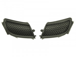 Grila proiector dreapta/stanga potrivit PEUGEOT 308, 308 I, 308 II 2007-2011 - (set, negru)