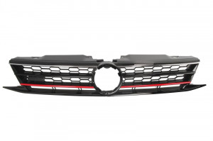 Grila radiator crom/negru/rosu potrivit VW JETTA IV 1.2-2.0D 2014-2018