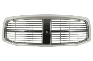 Grila radiator cu dungi cromate, crom/negru potrivit DODGE RAM 1500 RAM 2500 3.7-8.0 dupa 1993 2005-2009