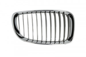 Grila radiator Dreapta potrivit BMW 1 (E81), 1 (E82), 1 (E87), 1 (E88) 1.6-3.0 2004-2013 pana in 2013 - (crom/negru)
