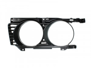 Grila radiator Dreapta potrivit BMW 5 (E34) 1.8-4.0 1987-1996 1994-1997 - (extern, negru)