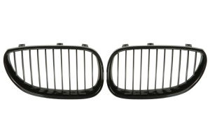 Grila radiator Dreapta/Stanga potrivit BMW 5 (E60), 5 (E61) 2.0-5.0 2001-2010 2003-2010 - (negru/negru lucios)