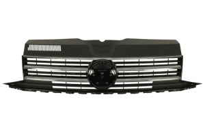 Grila radiator Fata potrivit VW MULTIVAN T6, TRANSPORTER T6, TRANSPORTER T6 / CARAVELLE T6 2.0/2.0D/Electric dupa 2015 dupa 2015 - (cu stipe cromate, crom/negru)