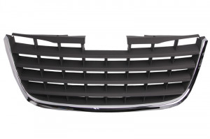 Grila radiator potrivit CHRYSLER TOWN & COUNTRY, VOYAGER V; LANCIA VOYAGER 2.8D-4.0 2007-2011 - (crom/negru)