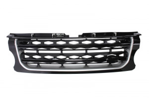 Grila radiator potrivit LAND ROVER DISCOVERY IV 2.7D-5.0 2009-2018 2014-2015 - (argintiu/negru) - Img 2