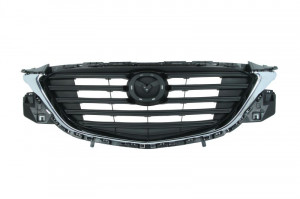 Grila radiator potrivit MAZDA CX-9 2.5 dupa 2016 dupa 2015 - (cu dunga, crom/negru)