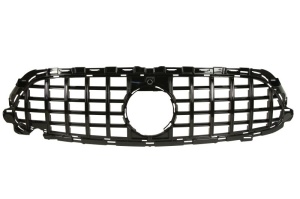 Grila radiator potrivit MERCEDES E-KLASA W213 2020-2023 - (AMG STYLING, negru lucios)