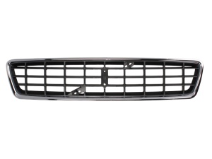 Grila radiator potrivit VOLVO S40 I, V40 1.6-2.0 1995-2004 pana in 2003 - (crom/negru)
