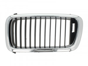 Grila radiator Stanga potrivit BMW 7 (E38) 2.5D-5.4 1994-2001 pana in 2001 - (crom/negru)