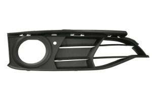 Grila ventilatie bara fata dreapta potrivit BMW 3 GRAN TURISMO F34 2013-2020 - (cu orificii lampa ceata, plastic, negru)
