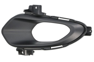 Grila ventilatie bara fata dreapta potrivit KIA CEED II JD 2012-2015 - (cu orificii lampa ceata, abs, negru, BASIS)