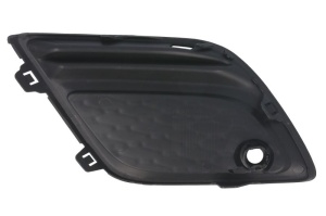 Grila ventilatie bara fata stanga potrivit VOLVO XC60 I 2008-2013 - (cu orificii senzor parcare, plastic, negru) - Img 2
