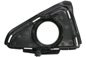 Grila ventilatie bara protectie fata dreapta potrivit TOYOTA RAV4 IV 2016-2018 - (cu găuri proiector ceață, negru lucios) - Img 2