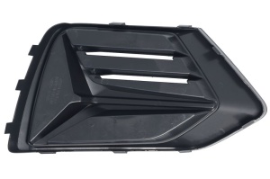 Grila ventilatie bara protectie fata stanga potrivit AUDI Q3 F3 dupa 2018 - (plastic, negru/negru lucios) - Img 2