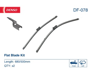 Lamela stergator fata (2buc) 680/500mm potrivit AUDI A8 D4, Q7; BENTLEY BENTAYGA; JAGUAR I-PACE 11.09- - Img 4
