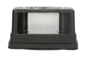Lampa numar inmatriculare (R10W, 12/24V, culoare: negru, culoare sticla: transparent, 61x55x109mm) - Img 1