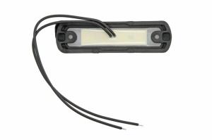 Lumina delimitare stanga/dreapta, alb, LED, inaltime 31mm; latime 110mm; adancime 13mm lungime cablu 220mm, 12/24V potrivit MAN TGA, TGS I, TGX I; MERCEDES ACTROS MP4 / MP5 04.00- - Img 2