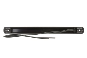 Lumina delimitare stanga/dreapta, forma: dreptunghiular, fumuriu/alb, LED, inaltime 20,5mm; latime 237mm; adancime 22mm lungime cablu 240mm, 12/24V (IP6K9K) - Img 2