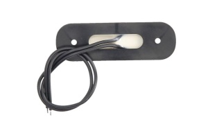 Lumina delimitare stanga/dreapta, forma: oval, alb, LED, inaltime 24,2mm; latime 83,8mm; adancime 10,4mm lungime cablu 230mm, 12/24V (IP66/IP68) - Img 2
