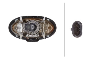 Lumina lucru (Halogen/HB3, 12V, 13W, lungime: 190mm, inaltime: 107mm, latime: 190mm, adancime: 116mm, fara becuri) potrivit JOHN DEERE 5000, 6000, 7000, 8000, 9000 10.06- - Img 2