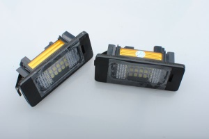 Lumina numar inmatriculare, culoare lumina: alb; set, 12V, cu aprobare circulatie potrivit BMW 5 (E39), 5 (E60), 5 (E61) 09.95-12.10 - Img 2