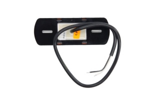 Lumini clarificare stanga/dreapta, portocaliu, LED, inaltime 44mm; latime 122mm; adancime 16mm, suprafata, lungime cablu 500mm, 12/24V (cu reflector) - Img 2