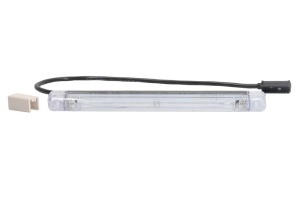 Lumini clarificare stanga/dreapta, rosu, LED, inaltime 20,5mm; latime 247mm; adancime 22,3mm, suprafata, lungime cablu 500mm, fara relief, 12/24V (cu clemă pentru fir plat, conector: CLICK-IN/JAEGER) - Img 1