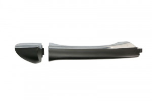 Maner usa Dreapta Fata potrivit MERCEDES E-CLASS W211 2002-2009 - (exterior; crom/negru)