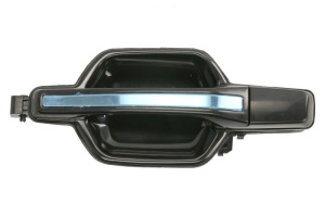 Maner usa Dreapta Spate potrivit MITSUBISHI PAJERO III 2000-2007 - (exterior; negru)