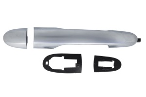 Maner usa Fata/Spate Dreapta potrivit FIAT 500L 0.9-1.6D dupa 2012 - (extern, argintiu)