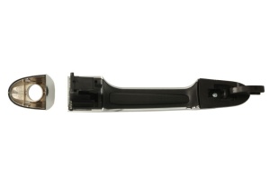Maner usa Fata Stanga potrivit FIAT 500L 0.9-1.6D dupa 2012 - (extern, cu gaura pentru incuietoare, crom) - Img 2