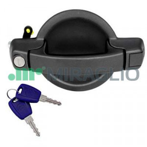Maner usa Spate Dreapta potrivit FIAT DOBLO, DOBLO/MINIVAN 1.2-1.9D dupa 2001 - (cu cheie, extern, cu incuietoare, negru) - Img 3