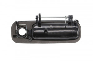 Maner usa Spate potrivit VW GOLF IV, SHARAN 7M, TRANSPORTER T5 1995-2009 - (exterior, cu gaura pentru incuietoare; negru/grund) - Img 2