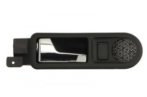 Maner usa Spate Stanga interior, crom/negru potrivit VW PASSAT B5 1.6-2.8 1996-2000 - Img 1