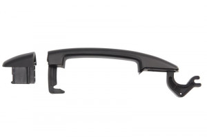 Maner usa Stanga/Dreapta Fata potrivit PEUGEOT 2008 I, 207, 208 I, 3008 I, 308 I, 407 2004-2019 - (exterior; negru/grund) - Img 3