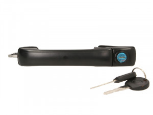 Maner usa Stanga/Dreapta Fata potrivit VW GOLF III, VENTO 1991-1999 - (cu cheie; exterior, cu incuietoare; negru)