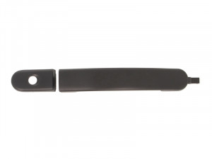 Maner usa Stanga Fata potrivit FORD FIESTA V, FUSION JU 2001-2012 - (exterior, cu gaura pentru incuietoare; negru)