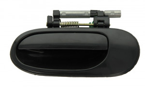 Maner usa Stanga Spate potrivit NISSAN ALMERA II N16 2000-2007 - (exterior; negru/grund)