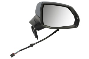 Oglinda dreapta electric, cu memorie, convex, cu incalzire, grund, rabatabil electric, cu semnalizator potrivit AUDI Q5 FY, Q5 FYT dupa 2017